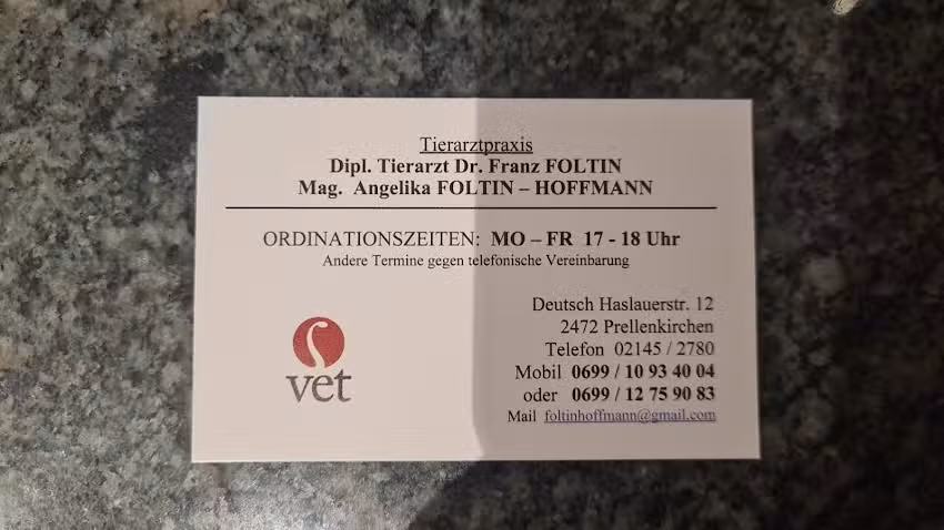 Dipl-TA Dr. Franz Foltin