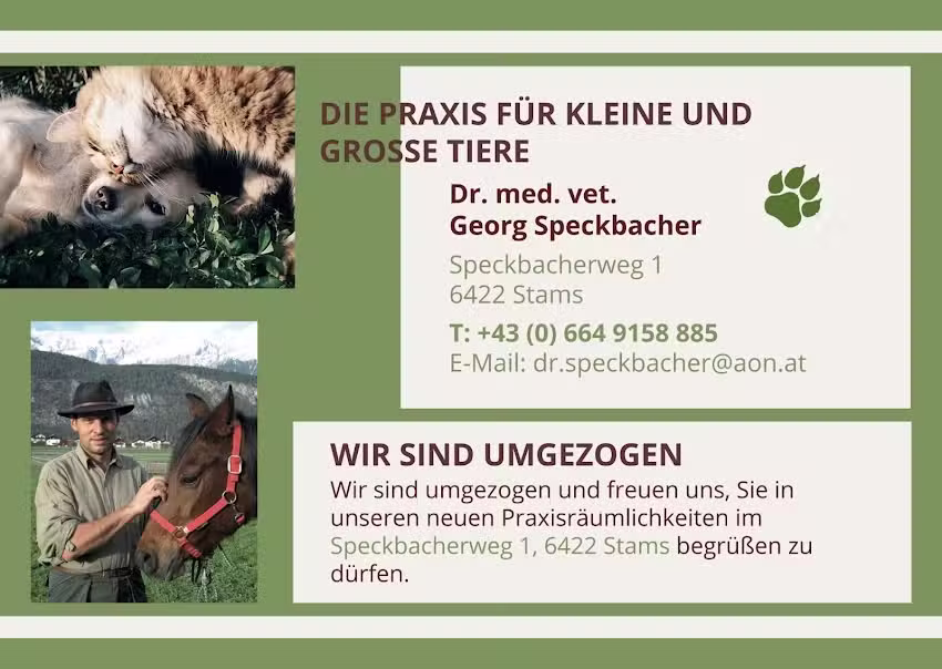 Dr. med. vet. Georg Speckbacher